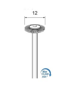 Stainless Steel Wire Wheel Brush φ12×φ3.0