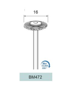 Steel Wire Wheel Brush φ16×φ2.34