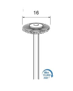 Steel Wire Wheel Brush φ16×φ3.0