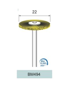 Brass Wire Wheel Brush φ22×φ2.34