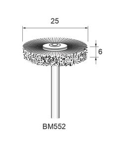 Stainless Steel Wire Wheel Brush φ25×6×φ3.0