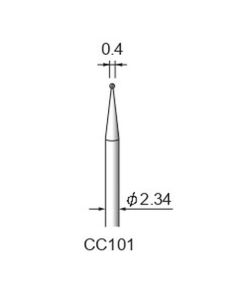 Carbide Cutters Spiral Cut φ0.4×φ2.34