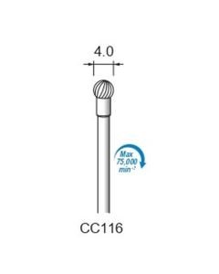 Carbide Cutters Spiral Cut φ4×φ2.34