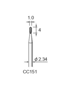 Carbide Cutters Cross Cut φ1×4×φ2.34