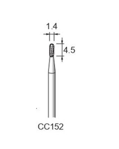 Carbide Cutters Cross Cut φ1.4×4.5×φ2.34