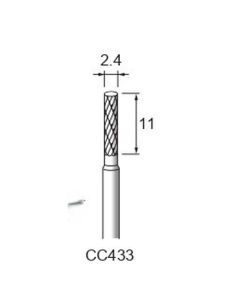 Carbide Cutters Cross Cut φ2.4×11×φ3.0