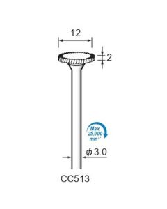 Carbide Cutters φ12×2×φ3.0