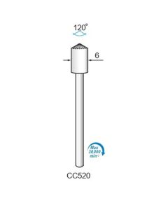 Carbide Cutters for Internal Chamfering φ6×φ3.0 ∠120°