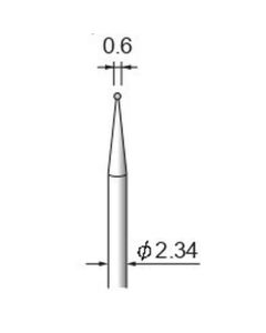 Diamond Plated Points #320 φ0.6×φ2.34