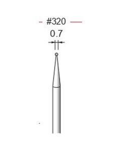 Diamond Plated Points #320 φ0.7×φ2.34
