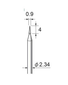 Diamond Plated Points #140 φ0.9×4×φ2.34