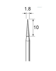 Diamond Plated Points #140 φ1.8×10×φ2.34