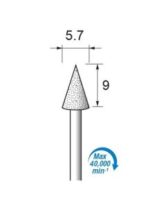 Diamond Plated Points #140 φ5.7×9×φ2.34