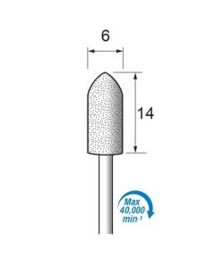 Diamond Plated Points #140 φ6×14×φ2.34