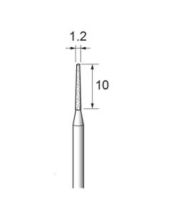 Diamond Plated Points #140 φ1.2×10×φ2.34