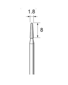 Diamond Plated Points #140 φ1.8×8×φ2.34
