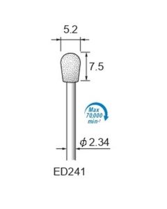 Diamond Plated Points #140 φ5.2×7.5×φ2.34