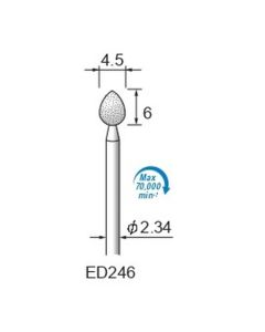 Diamond Plated Points #140 φ4.5×6×φ2.34