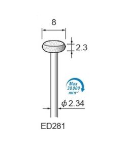 Diamond Plated Points #120 φ8×2.3×φ2.34