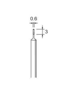Diamond Plated Points #325 φ0.6×3×φ3.0
