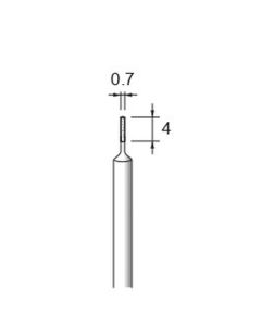 Diamond Plated Points #170 φ0.7×4×φ3.0