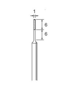 CBN Plated Points #170 φ1×6×φ3.0