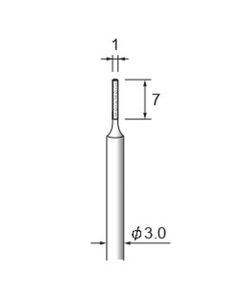 CBN Plated Points #170 φ1×7×φ3.0