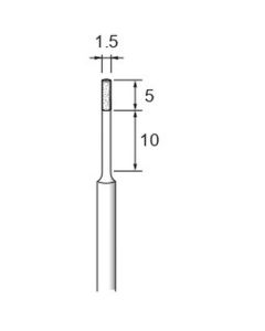 High-stiffness Diamond Plated Points #140 φ2×5×φ3.0