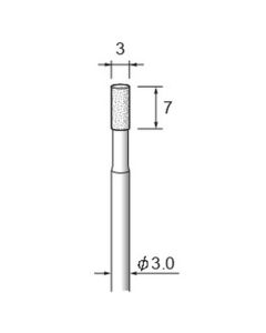Diamond Plated Points #140 φ3×7×φ3.0