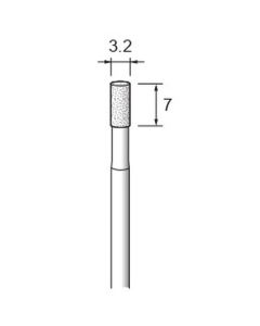 Diamond Plated Points #140 φ3.2×7×φ3.0