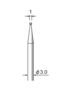 CBN Plated Points #140 φ1×φ3.0