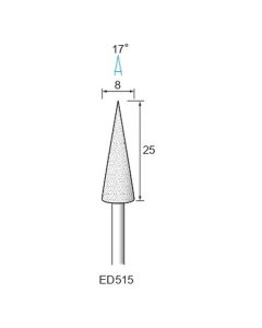 Diamond Plated Points #120 φ8×25×φ3.0 ∠17°