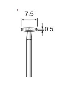 Diamond Plated Points #140 φ7.5×0.5 ×φ3.0