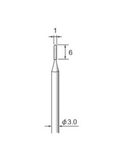 CBN Plated Points #140 φ1×6×φ3.0