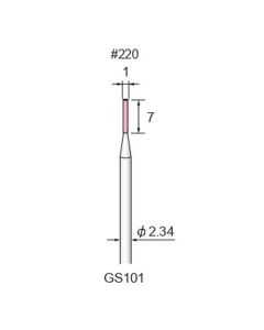 Grinding Stone PA #220 φ1×7×φ2.34