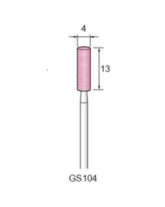 Grinding Stone PA #120 φ4×13×φ2.34
