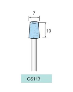 Grinding Stone WA #120 φ7×10×φ2.34