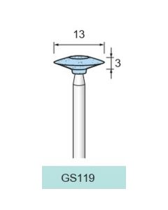 Grinding Stone WA #120 φ13×3×φ2.34