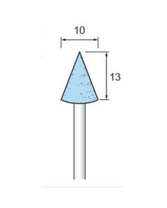 Grinding Stone WA #120 φ10×13×φ3.0