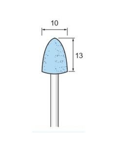 Grinding Stone WA #120 φ10×13×φ3.0