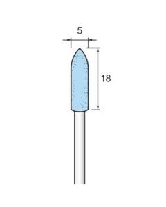 Grinding Stone WA #120 φ5×18×φ3.0