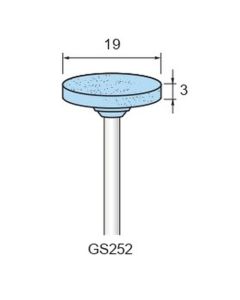 Grinding Stone WA #120 φ19×3×φ3.0
