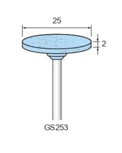 Grinding Stone WA #120 φ25×2×φ3.0