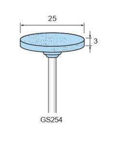 Grinding Stone WA #120 φ25×3×φ3.0