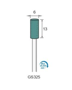 Grinding Stone GC #100 φ6×13×φ3.0
