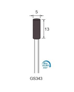 Grinding Stone Resinoid BA #60 φ5×13×φ3.0