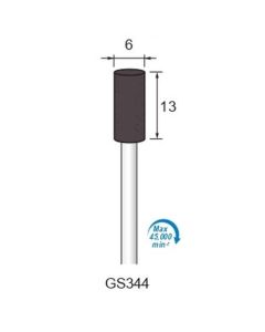 Grinding Stone Resinoid BA #60 φ6×13×φ3.0
