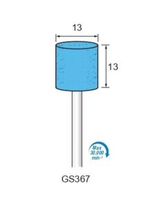 Grinding Stone SG #120 φ13×13×φ3.0