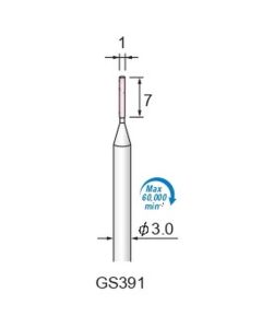 Grinding Stone SA #220 φ1×7×φ3.0