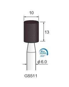 Grinding Stone BA #46 φ10×13×φ6.0